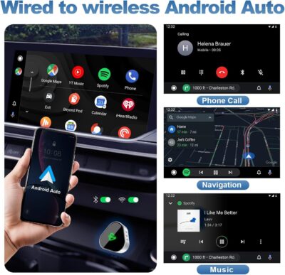 2026 Wireless Carplay Adapter, Universal for Apple iPhone & Android, Plug & Play, Portable Design with USB-A/Type-C Port - Image 5