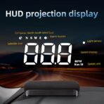 Windshield Heads Up Display for Car MAIMEIMI Digital Speedometer for Car HUD GPS Speedometer MPH with Travel Direction, Overspeed Alarm & Fatigue Driving Alarm for All 5V Vehicles - Image 2