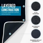 DryvaSeat - Premium Microfiber Towel Car Seat Cover - Waterproof & Sweatproof - Universal Fit, Machine Washable, Non-Slip - Seat Protector for Car, Truck, SUV, Van (Black, 1 Pack) - Image 5