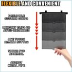 2PCS Car Window Shades for Baby, 18"×15" Retractable Car Shades for Side Window with Suction Cups, Blocks Heat and UV Rays Glare Protection, Baby Auto Accessories for Cars House Office Window - Image 5