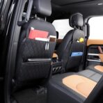 Seat Back Protector + Large Capacity Pocket Storage Organizer,Preventing The Impact of Children Stepping on The Seat Backrest (Style A-Black) - Image 2