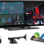 Upgraded 11" CarPlay Screen for Car, Built-in Net-Flix/YouTube/TikTok and Other Apps (No Mirroring Needed), Wireless Car Stereo for Apple Carplay & Android Auto with HD Backup Camera,OTA Updates