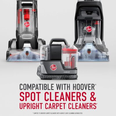 Hoover CleanSlate 5-Piece Interior Car Cleaning Kit, Compatible with Hoover Spot & Carpet Cleaners, Removes Wet & Dry Messes, Includes Auto Cleaning Solution for Upholstery and Carpeted Floor Mats - Image 5