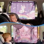 2 PCS Magnetic Car Window Shade for Baby,Easy Installation Side Window Sunshades, Universal Fit for Most Cars Friendly Automotive Interior with Cartoon Patterns -for Baby - Image 7