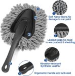 Car Interior Duster Detail Brush Cleaning Gel Kit, Soft Dash Vent Dusting Slime Putty Detailing Brushes Accessories Essentials Supplies Tools for Auto,Truck,SUV,RV - Image 2