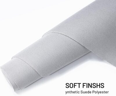 Auto Headliner Fabric 96" L × 60" W Mesh Type with Foam Backing - Tube Packaging - Gray Interior Replacement Material for Car/Truck/SUV/RV Roof - Home Repair/DIY Headliner Material - Image 3