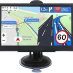 7 Inch Car GPS Navigator with 2025 USA Maps, Voice Turn-by-Turn Guidance, Lane Assistance, Speed and Red Light Warning for Vehicles,GPS Satellite Navigator with Free Lifetime Map Update,