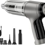 Ultimate Cordless Car Vacuum with 12000Pa Power & 2 Batteries | Portable Handheld Vac for Car, Home, Pet Hair, Multi-Surface Cleaning with 4 Attachments