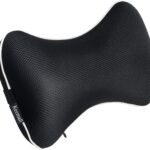 Inflatable Car Neck Pillow, Soft Headrest Inflatable Car Pillow for Driving Seat with Adjustable Strap, Comfortable Ergonomic Design Neck Support and Breathable Washable Cover