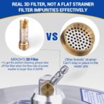 MEKOH 14" Pressure Washer Surface Cleaner 4500PSI, 4 Wheels Stainless Steel Power Washer Attachment for Driveway Sidewalk Patio Concrete, 1/4'' Quick-Connect, 1 Extension Wand & 2 Replacement Nozzles - Image 5