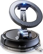 ANDERY Car Phone Holder for Magsafe [78+LBS Strongest Suction & 2400gf Magnetic] 360° Adjustable Car Phone Mount, Phone Holders for Your Car for iPhone 17-12 Pro Max Plus Air, Carbon Fiber