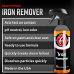 Adam's Iron Remover (16oz) - Iron Out Fallout & Stop Rust Remover Spray for Car Detailing Removes Iron Particles in Auto Paint, Wheels, Motorcycle, RV & Boat - Use Before Clay Bar, Wax or Car Wash - Image 9