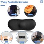 Lumbar Support Pillow for Car with Dual-Grip™ Stability System - Advanced Adaptive Memory Foam Back Pillow for Lower Back Pain Relief, Ergonomic Driving Seat & Office Chair Cushion, Black - Image 7