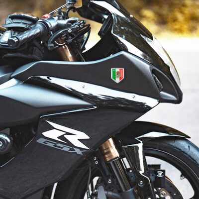 Newperlite Mexico Flag Decal Sticker Car Emblem Mexican Flag Car Decoration Accessories Chrome Shield for Truck Vehicles Cars, 2 Pack - Image 3