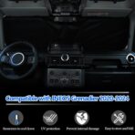 Front Windshield Sun Shade Compatible with INEOS Grenadier 2020-2026, Car Windshield Sun Shade Foldable Elastic Memory Steel Wire Sun Shield UV Protection Car Accessories - Image 2
