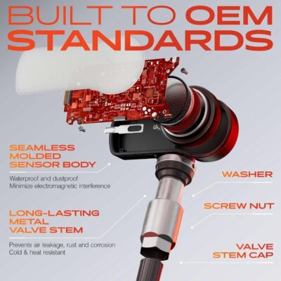 A-Premium 4PCS Pre-Programmed TPMS Sensor Tire Pressure Monitoring Sensor - Compatible with Subaru Forester, Impreza, Legacy, Outback, Tribeca, WRX, WRX STI, XV Crosstrek - 315MHz - Relearn Required - Image 4