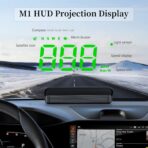 Heads Up Display for Cars,Windshield Speedometer Projector M1Green ,Digital GPS Speedometer with Speed,Driving Direction,Overspeed Alarm Fatigued Driving,GPS Mode for All Vehicles - Image 2