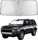 EcoNour Windshield Sunshade for Toyota 4Runner 2010-2023 2024 2025 2026, SR5, Trail, TRD (Off-Road, Premium, Pro) Limited, Front Window Sun Shade Cover, UV Heat Blocker & Protector, Car Accessories
