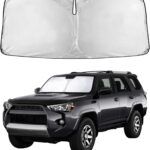 EcoNour Windshield Sunshade for Toyota 4Runner 2010-2023 2024 2025 2026, SR5, Trail, TRD (Off-Road, Premium, Pro) Limited, Front Window Sun Shade Cover, UV Heat Blocker & Protector, Car Accessories