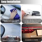 2PCS 3D Metal Sport Emblem for Car, Premium Decals Emblem, Trunk Fender 3D Sticker Modification (Silver) - Image 6