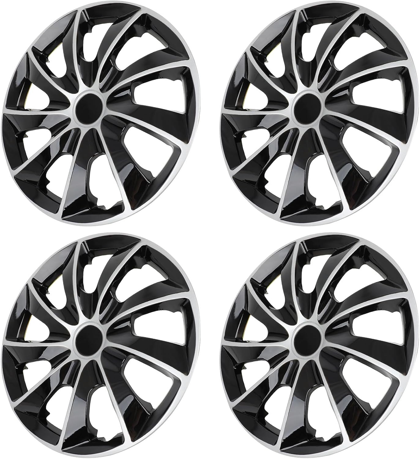 71qutYBbQ1L._AC_SL1500_.jpg ECCPP 4PCS Easy to install 16 Inch Hubcap Wheel Cover Auto Tire Replacement Exterior Cap-Snap On Hubcap OEM Replacement Full Lug Skin - Image 1