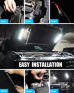 Under Hood Light Under Hood Led Light Kit for Car Engine Bay Led Light kit Car Hood Work Lights Inspection Lights with Automatic On/Off, Universal Fits Any Vehicle 12V 1Set - Image 3