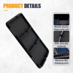 YoRise Car Dashboard Mat, Anti-Slip Strong Gripping Automotive Center Console Tray, Multifunctional Vehicle Interior Storage Holder Pad for Key, GPS, Sunglass, Smartphone(Ordinary) - Image 3
