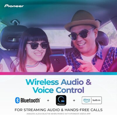 Pioneer DMH-WT3800NEX 9" Capacitive Touchscreen, Floating Display – Wireless & Wired Apple CarPlay & Android Auto, Amazon Alexa, Bluetooth, FLAC, Backup Camera, HD Radio - Image 4