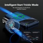 USB C Car Charger Fast Charging 200W, Dual PD 100W Type C Car Charger, PD3.0/QC4.0/PPS Cigarette Lighter Adapter for iPhone 16/15/14/13/12, Galaxy S22/S21 Ultra, MacBook, Laptop etc - Image 4