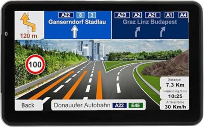 GPS Navigation for Car, Latest 2026 Map 7 inch Touch Screen Car GPS, Voice Turn Direction Guidance, Support Speed and Red Light Warning, Pre-Installed North America Lifetime map Free Update - Image 2