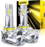 AUXITO 9005 Bulbs 30000LM 800% Ultra Brightness 9005 Fog Light 6500K with Cooling Fan, Real 1:1 Design HB3 Fog Light Bulbs Plug-N-Play, Pack of 2