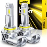 AUXITO 9005 Bulbs 30000LM 800% Ultra Brightness 9005 Fog Light 6500K with Cooling Fan, Real 1:1 Design HB3 Fog Light Bulbs Plug-N-Play, Pack of 2