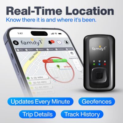 Family1st Portable Automobile GPS Trackers for Vehicles, Cars, Loved Ones, Real Time Tracking App, Up to 30 Days Battery Life, Hidden Tracking for Theft Protection & Subscription Needed. - Image 4