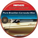 Mothers California Gold Pure Brazilian Carnauba Wax, 12 oz. Paste — Ultimate Wax System Step 3, Delivers Deep Shine & Long-Lasting Protection, Enhances Richness & Depth for All Paints (05550)