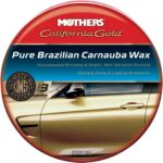 Mothers California Gold Pure Brazilian Carnauba Wax, 12 oz. Paste — Ultimate Wax System Step 3, Delivers Deep Shine & Long-Lasting Protection, Enhances Richness & Depth for All Paints (05550)