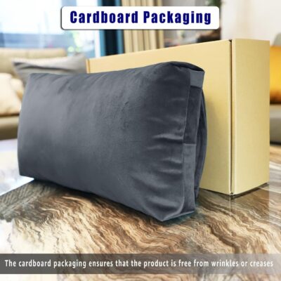 Adjustable Headrest Pillow for Recliners and Armchairs - Non-Slip Velvet Cushion for Neck Support and Pain Relief (Gray) - Image 6