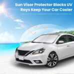 INSAUTO for Altima 2024 Windshield Sun Shade Sunshade for Nissan Altima Sedan 2019-2022 2023 Windshield Cover Front Window Sun Shield Foldable Sun Visor Protector UV Heat Protection Car Accessories - Image 4