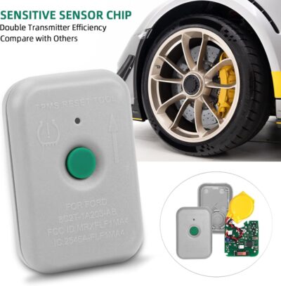 4 Pack Tire Pressure Monitoring System Sensor 315MHz DE8T-1A180-AA TPMS Sensor+ TPMS Relearn Tool Compatible with Ford Focus Fusion F150 CMAX E150 Edge Escape Expedition Mustang Lincoln Mercury Mazda - Image 4