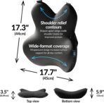 Everlasting Comfort Lumbar Support Pillow for Office Chair - Memory Foam Back Cushion for Car Seat - Promotes Better Posture, Back Pain Relief - Ideal Gaming and Desk Chairs Work and Home Essentials - Image 3