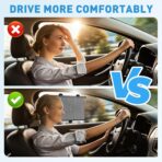 Car Window Shades for Baby, 2 Pack Retractable Side Window Sun Shade with Suction Cups, Blocks UV Rays & Heat Glare Protection, Roller Sunshade for Kids, Pets, and Car Passengers (15x17 Inch) - Image 4