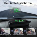 Heads Up Display for Cars,Windshield Speedometer Projector M1Green ,Digital GPS Speedometer with Speed,Driving Direction,Overspeed Alarm Fatigued Driving,GPS Mode for All Vehicles - Image 7