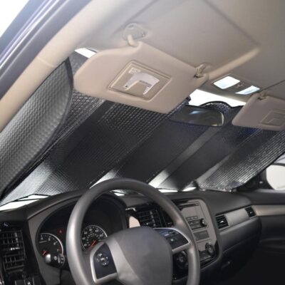 Big Hippo Car Windshield Sun Shade-Jumbo/Standard Car Window Shades Keeps Vehicle Cool-Front UV Ray Protector Sunshade-Easy to Use Sun Shade-Silver(55.16"X 27.5") - Image 6