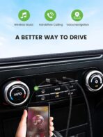 Aux Bluetooth 5.2 Car Adapter, USB Powered 3.5mm Jack, Handsfree Call, Music Streaming for Trucks Hi-Fi Home Stereo Systems - Image 2