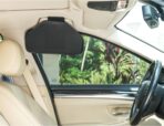 TFY Side Window Sun Visor for Car Roof Handles - Sun Glare and Heat Blocker for Driver or Passenger, Reduces Side Window Glare, Easy Installation and Storage (Black) - Image 3