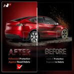 A-Premium Mud Flaps for Tesla Model Y 2020 2021 2022, 4 Pack No Drilling Required Mud Guards for Model Y Accessories - Image 2