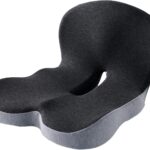 Memory Foam Buttocks Cushion for Office Chair Truck Driver Truck Seat Cushion Ergonomic Driver Seat Cushion with Lumbar Support & Sciatica Back Pain Relief, Car Seat Cushions for Driving