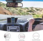 2 PCS Trust in God Rearview Mirror Decals, Automotive Vinyl Rear View Mirror Decorative Stickers, Waterproof Trust in God Stickers for Car Truck Laptop, Car Accessories (Pink) - Image 3