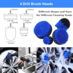 26Pcs Car Detailing Brush Set, Car Detailing Kit, Car Detailing Brushes, Car Cleaning Kit, Car Windshield Cleaning Tool, Professional Car Care kit - Car Wash Brush kit for Interior Exterior Wheels - Image 2