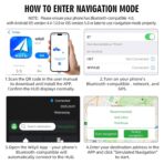 OBD2 Digital Speedometer for Car with Turn Indication, OBD2 & GPS Dual System, RPM, Water Temp, PSI, Volt, Mileage, 4 Alarm, Heads up Display HUD Projector MPH for Most 2008+ Sedan - Image 6