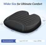 ZIKEE All-Season Car Seat Cushion for Comfortable & Safe Driving, Breathable Seat Cushion for Car with Ventilated Channel & Mesh Cover, Memory Foam for Sciatica, Tailbone & Back Pain Relief, Anti-Slip - Image 9